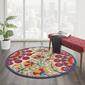 Nourison Aloha Bloom Vines Transitional Indoor/Outdoor Round Rug - image 6