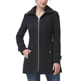 Womens BGSD Bao Hooded Wool Coat