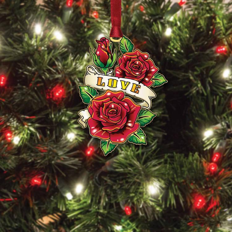 Beacon Design''s Rose Tattoo Ornament