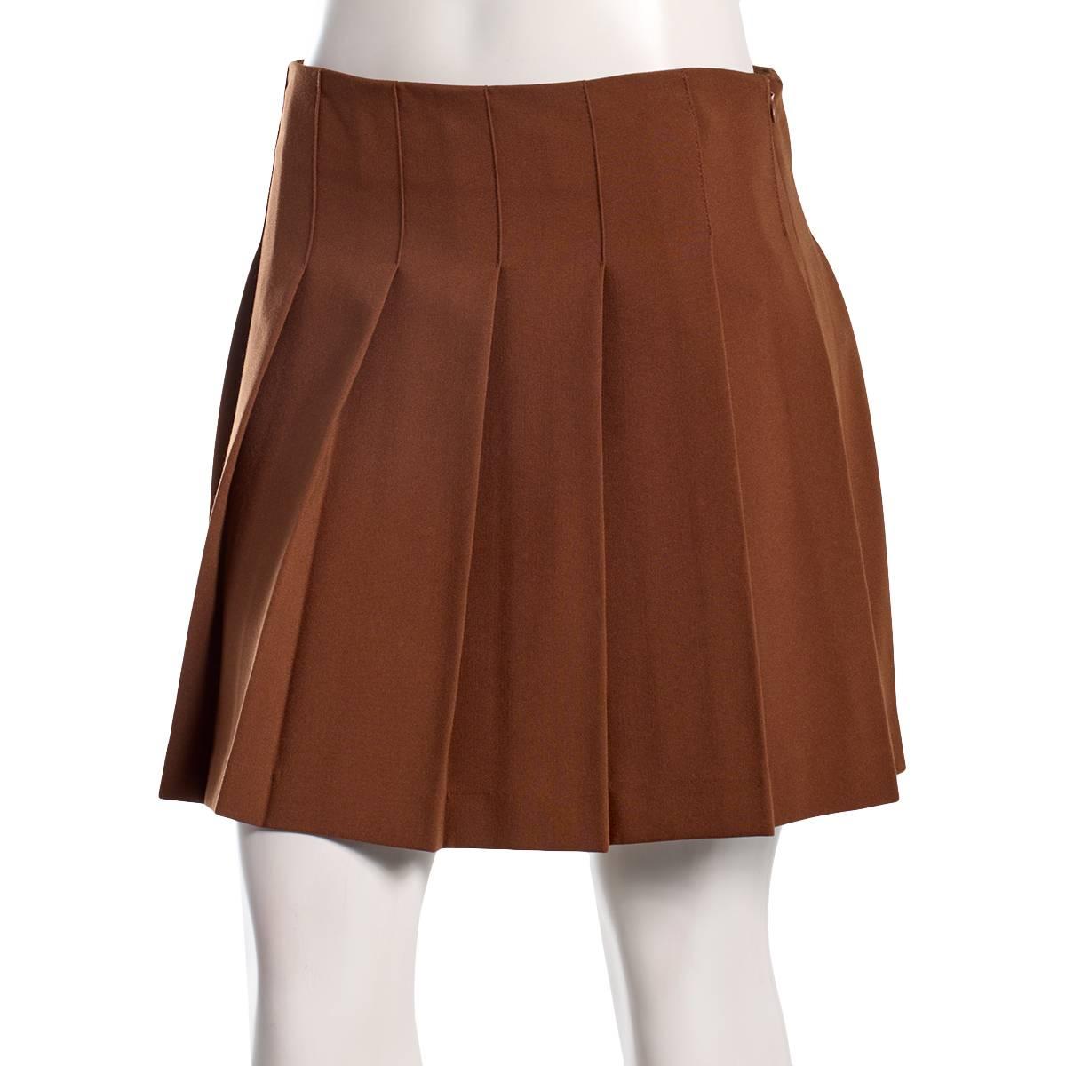 Juniors A. Byer Pleated Mini Skirt