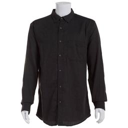 Mens Big & Tall Mountain Ridge Flannel Shirt - Black/Charcoal