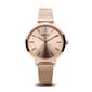 Womens BERING Titanium Rose Gold-Tone Slim Watch - 13434-366 - image 1