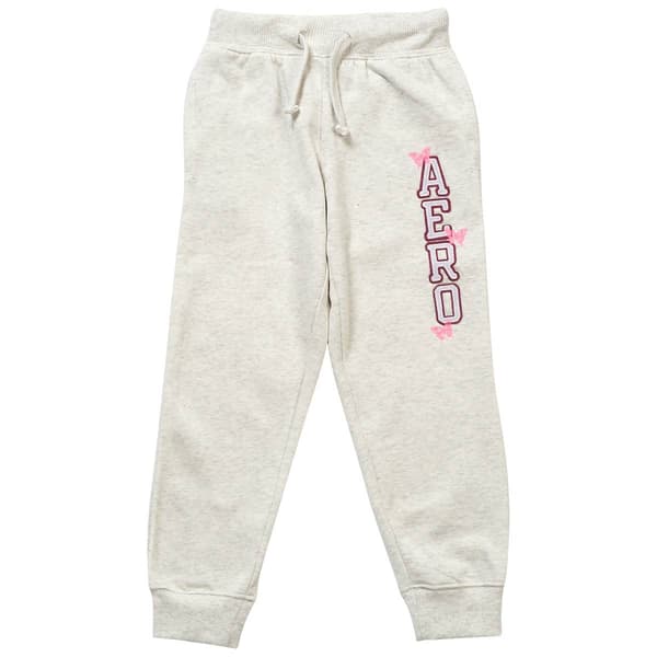 Girls (4-6x) Aeropostale Marled Butterfly Sweatpants