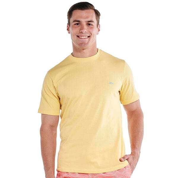 Mens Joe Marlin Solid Fish Logo Tee