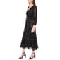Womens MSK Surplice Chiffon Foil Midi Dress - image 2