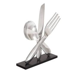 9th &amp; Pike® Kitchen Utensil Aluminum Sculpture