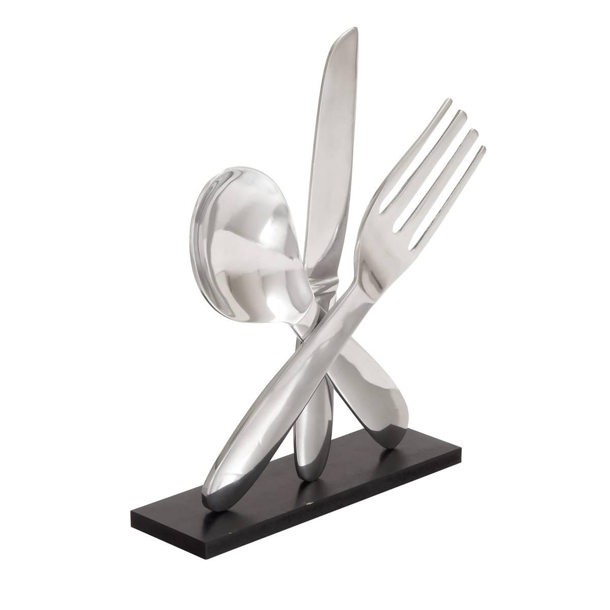 9th &amp; Pike® Kitchen Utensil Aluminum Sculpture