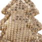 Northlight 4ct. Sequin Stars & Trees Plush Christmas Ornaments - image 6