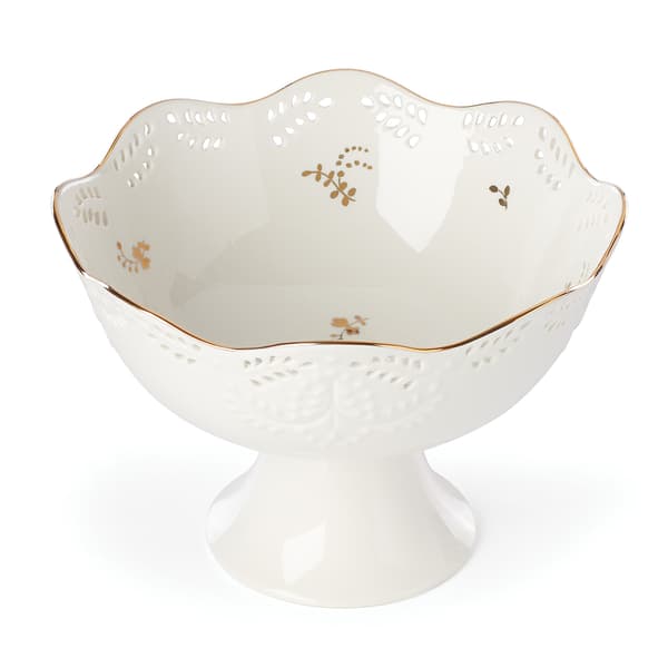 Lenox&#174; Opal Innocence&#8482; Flourish Footed Centerpiece Bowl