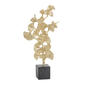 9th & Pike(R) Gold Contemporary Ginko Leaf Sculpture - image 1