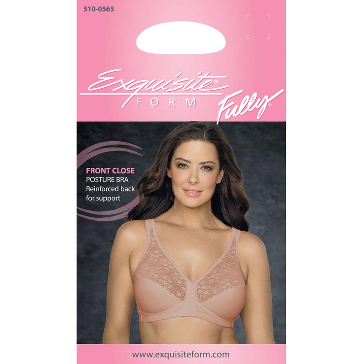 Womens Exquisite Form Fully® Front Close Wire-Free Posture Bra565