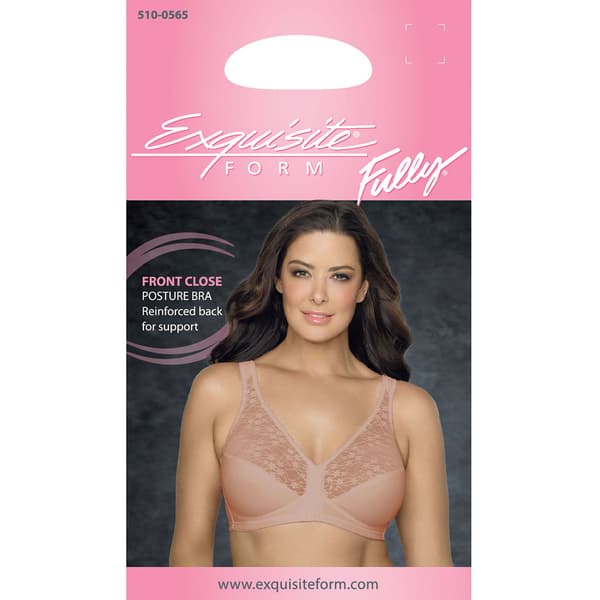 Womens Exquisite Form Fully&#174; Front Close Wire-Free Posture Bra565