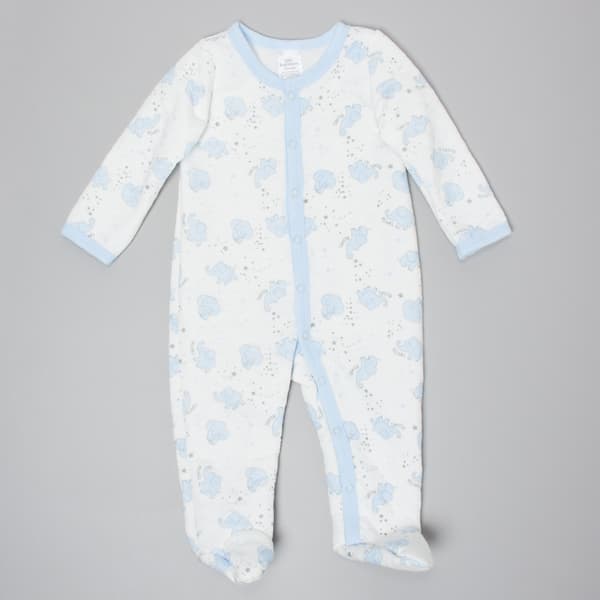 Baby Boy (3-9M) Little Beginnings(R) Elephant Quilted Sleep N Play - image 