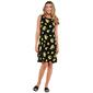 Plus Size Harlow & Rose Sleeveless Lemon Shift Dress - image 1