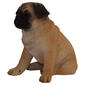 Hi-Line Gift Sitting Pug Garden Statue - image 2