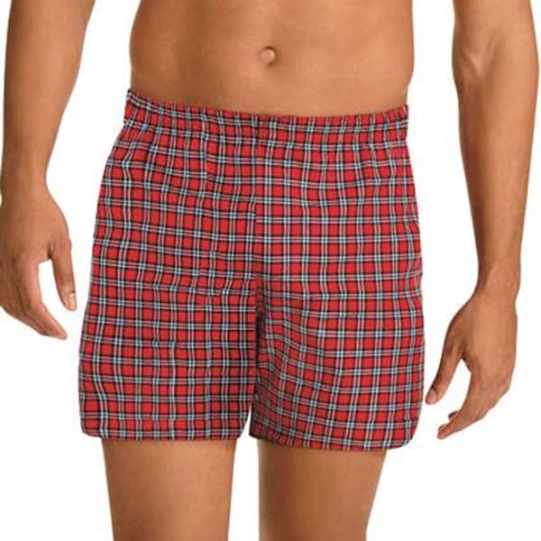 Mens Hanes&#40;R&#41; Ultimate&#40;R&#41; 5pk. Tartan Boxers - image 