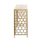 9th & Pike® Gold Metal Contemporary Console Table - image 3