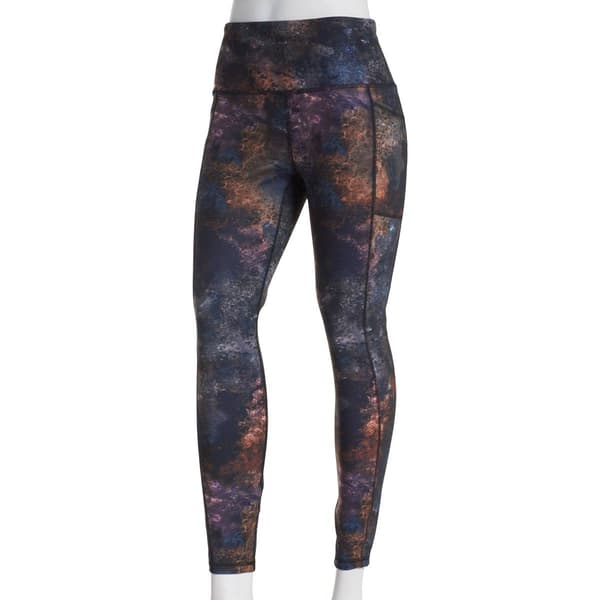 Womens RBX Into The Galaxy Peached Full Length Ankle Leggings - image 