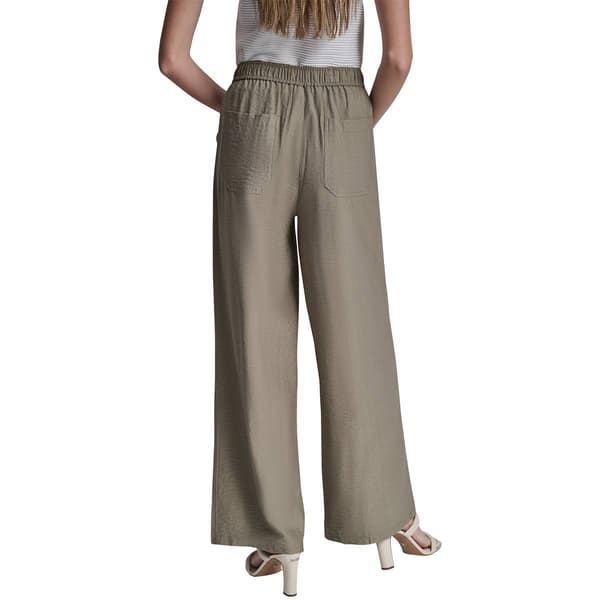 Womens DKNY Pull On Front Seam Wide Leg Pants