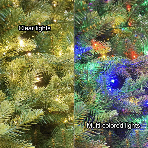 Puleo International 7.5ft. Pre-Lit LED Norwood Fir Christmas Tree