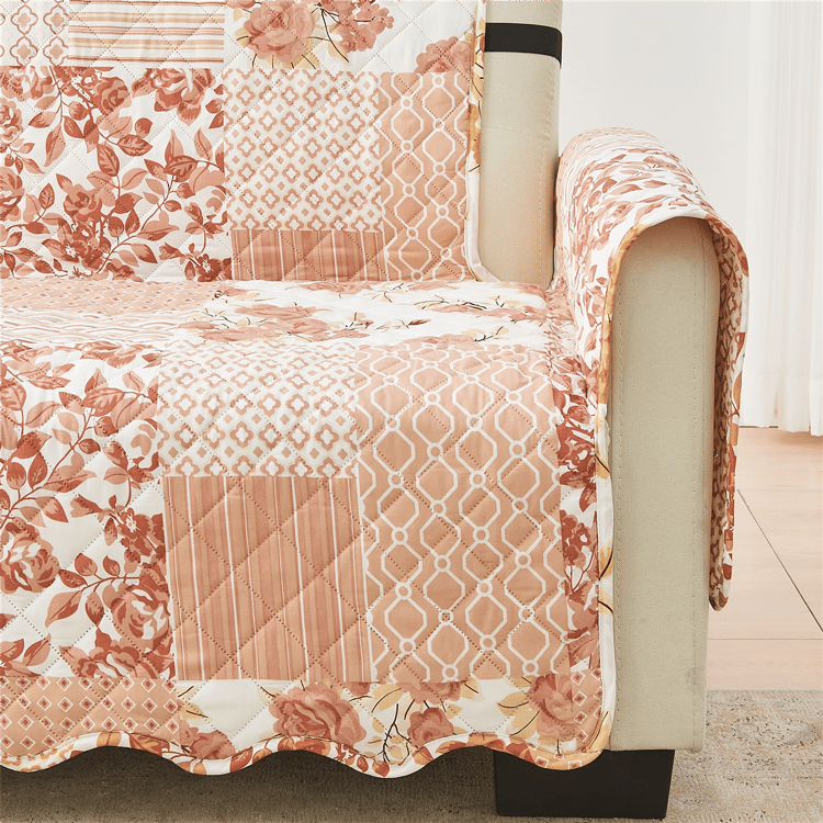 Freshfolds Reversible Patchwork Pet Furniture Protector