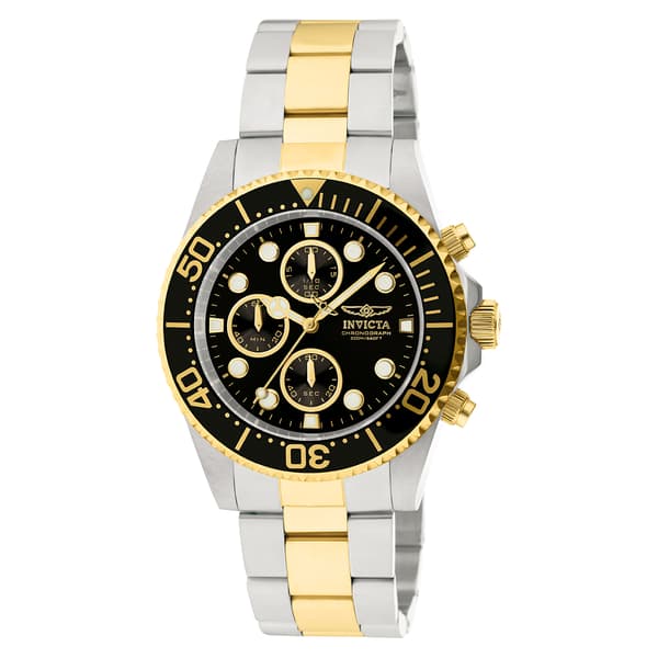 Mens Invicta Pro Diver Stainless Steel VD55B Quartz Watch - 1772 - image 