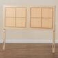 Baxton Studio Oline Light Brown Finished Wood Queen Headboard - image 7