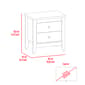 FM FURNITURE Breeze 2-Drawer Nightstand - image 7