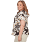 Plus Size Alfred Dunner Detail Driven Floral Stained Glass Blouse - image 4