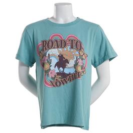 Juniors Attitude Not Included Rainbow Rodeo Graphic Tee