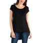 Womens 24/7 Comfort Apparel Round Neck Hi Low Tunic - image 1