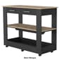 FM FURNITURE Brooklyn 80 Light Oak Kitchen Island - image 6