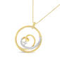 Espira 10kt. Yellow Gold 1/6ctw. Round Diamond Necklace - image 3