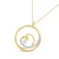 Espira 10kt. Yellow Gold 1/6ctw. Round Diamond Necklace - image 3