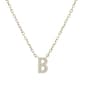 Diamond Classics(tm) 1/20ctw. Diamond Initial B Necklace - image 1