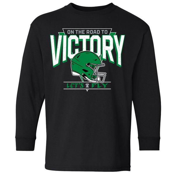 Boys (8-20) Tailgate Philadelphia Football Helmet Long Sleeve Tee - image 