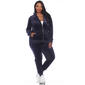 Plus Size White Mark Two Piece Velour Tracksuit Set - image 8