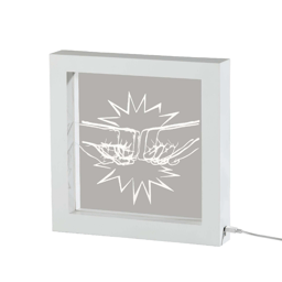 Simplee Adesso Fist Bump Video White Light Box