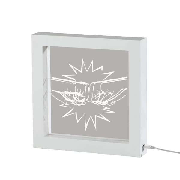 Simplee Adesso Fist Bump Video White Light Box
