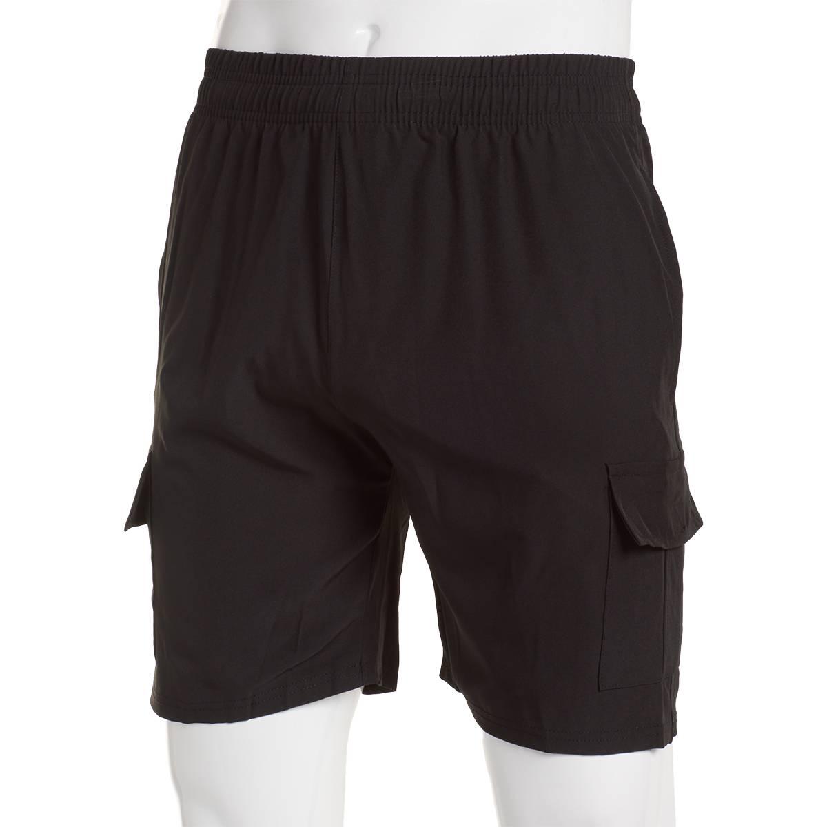 Mens Cougar® Sport Solid Nylon Cargo Shorts
