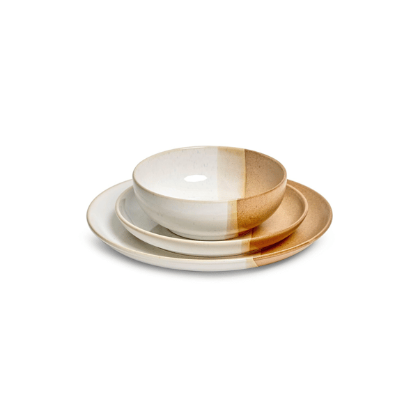 Sango Phoebe 12pc. Caramel Round Dinnerware Set - Service for 4