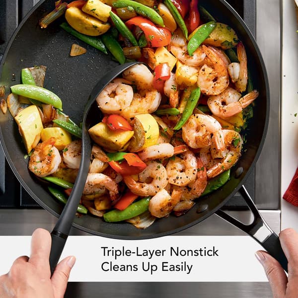 KitchenAid&#174; Hard-Anodized Nonstick 12.25in. Frying Pan