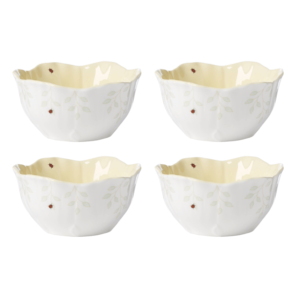 Lenox® Butterfly Meadow® Floral Yellow Dessert Bowls - image 