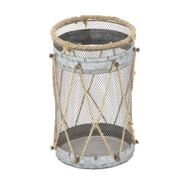 9th &amp; Pike® Can And Burlap Farmhouse Candle Holders - Set Of 3