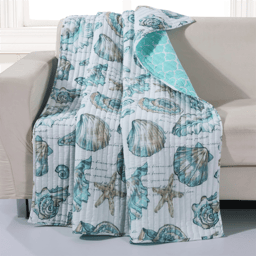 Greenland Home Fashions™ Cruz Reversible Quilted Throw Blanket