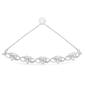 Diamond Classics&#8482; Sterling Silver Diamond & Woven Bolo Bracelet - image 3