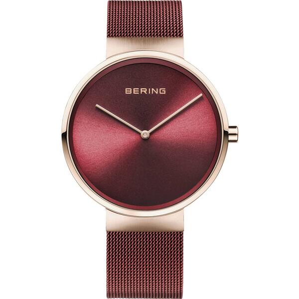 Womens BERING Rose Gold Case Sapphire Watch - 14539-363 - image 