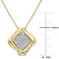Diamond Classics&#8482; Halo Pendant Necklace - image 2
