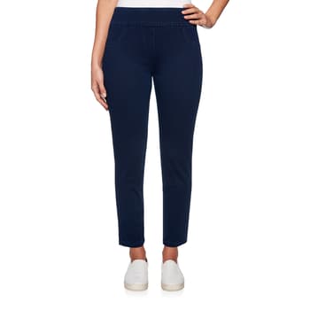 Womens Ruby Rd. Core Essentials Pull On Twill Ankle Pants - Boscov's