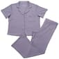 Womens Danskin Short Sleeve Solid Rib Pajama Set - image 2